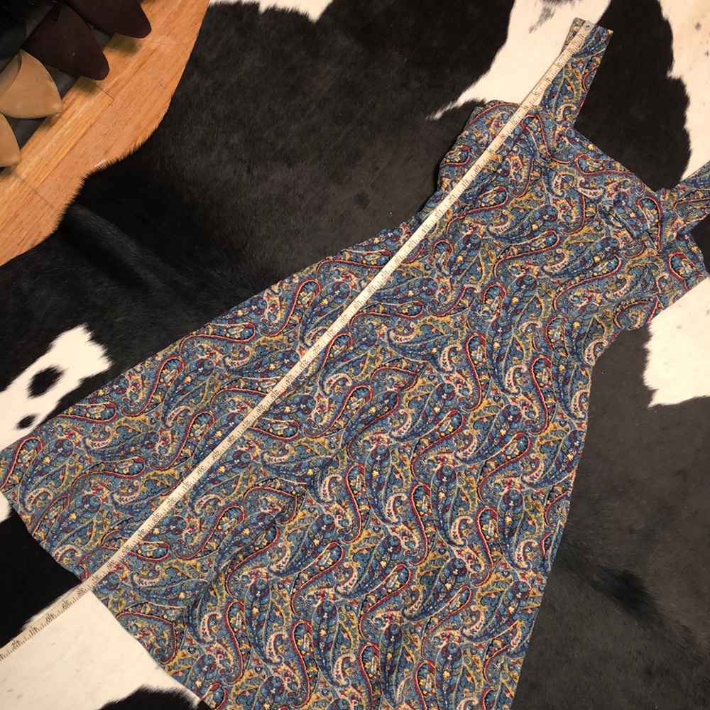 Vintage 1970’s paisley dress, xs fit - Picture 10 of 12